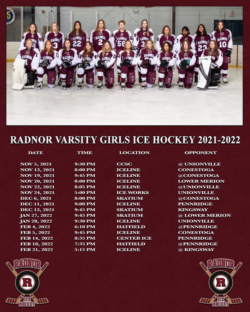 2021 - 2022 High School Girls Varsity Schedule