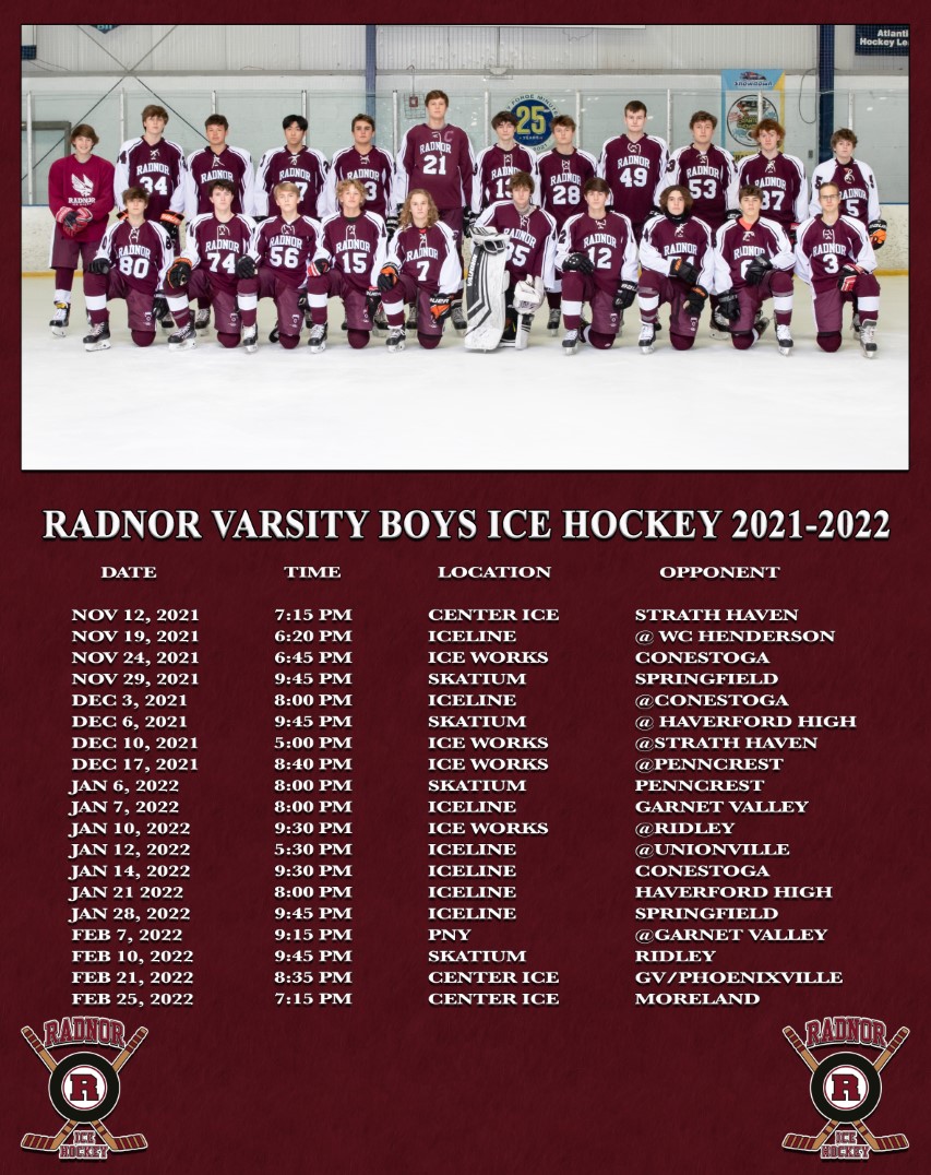 2021 - 2022 High School Boys Varsity Schedule